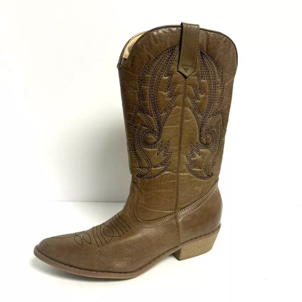 Matisse Womens Gaucho Western Boot Tan Size 6 M